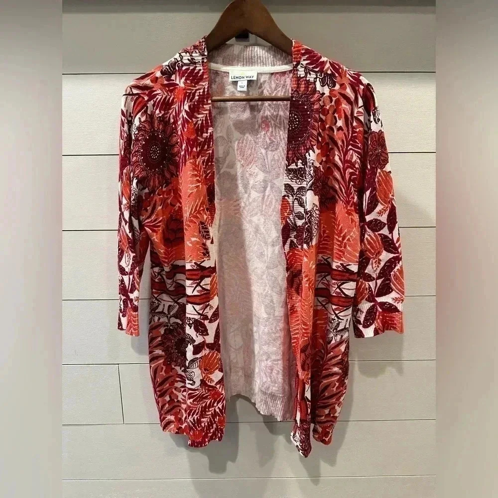 Lemon Way Cardigan- size Large